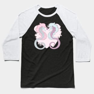 Cute Seahorse Baseball T-Shirt